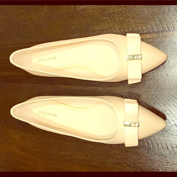 cole haan beige flats